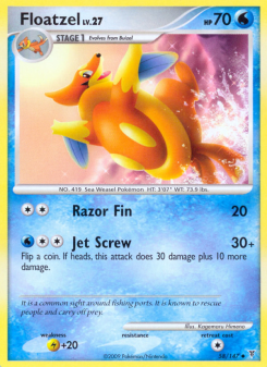 Floatzel - pokemon TCG Card