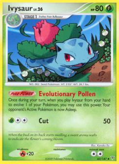 Ivysaur - pokemon TCG Card