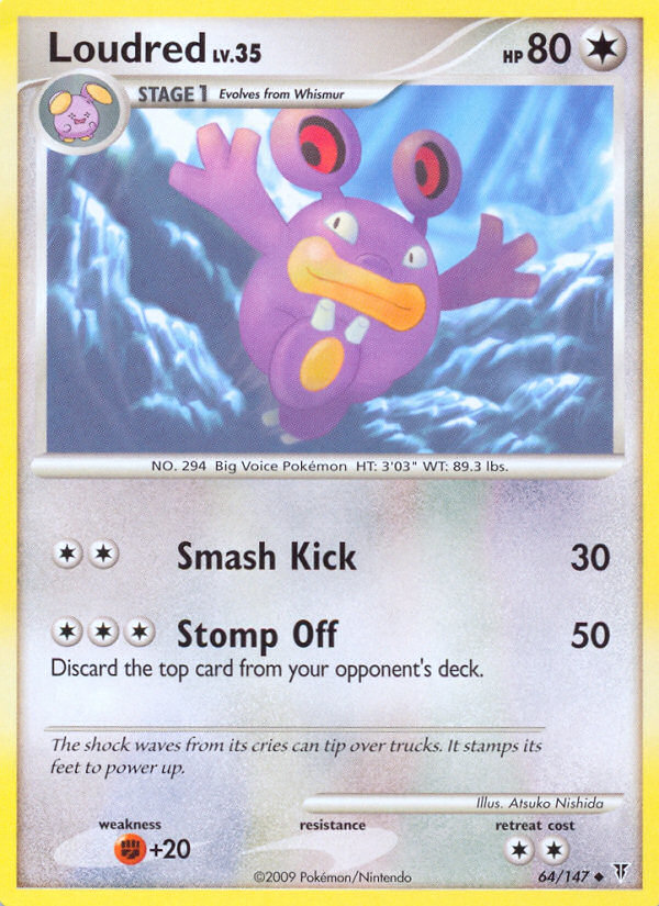 Loudred - Pokémon TCG Card