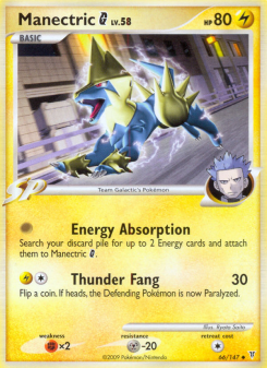 Manectric G - pokemon TCG Card