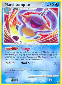 Marshtomp - pokemon TCG Card