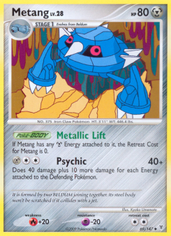 Metang - pokemon TCG Card