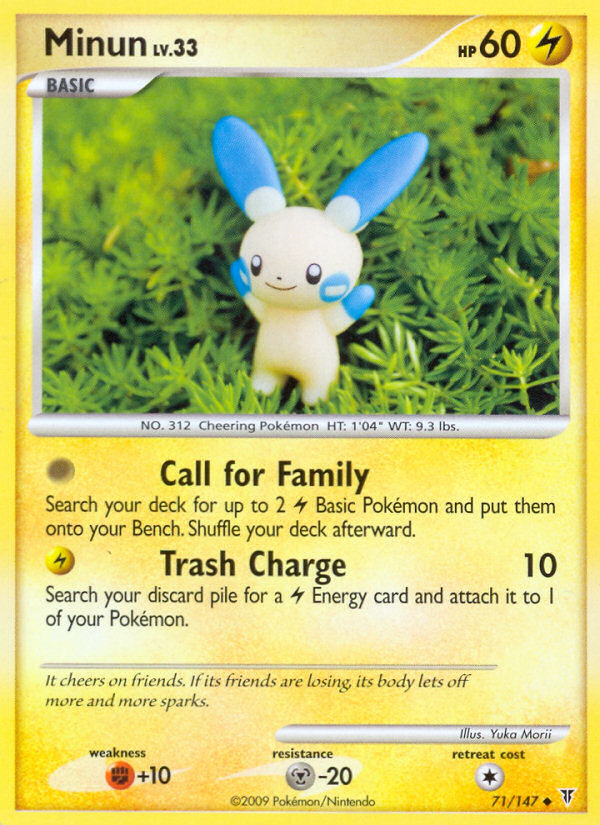 Minun - Pokémon TCG Card