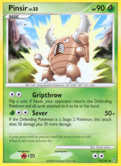 Pinsir - pokemon TCG Card