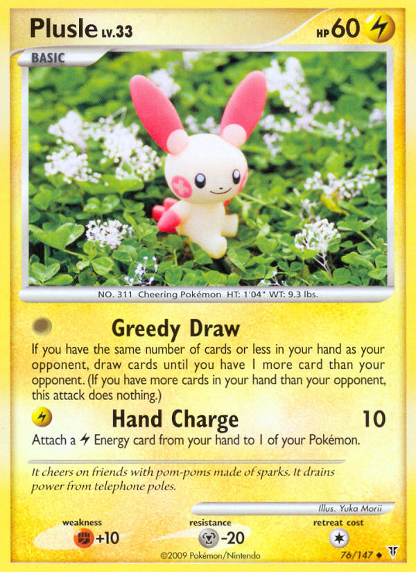 Plusle - Pokémon TCG Card