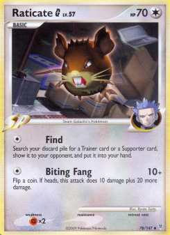 Raticate G - pokemon TCG Card