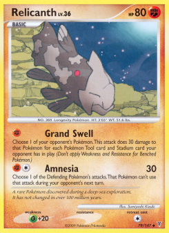 Relicanth - pokemon TCG Card