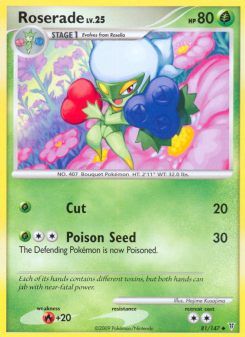 Roserade - pokemon TCG Card