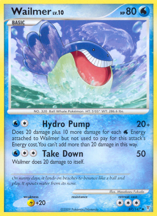 Wailmer - Pokémon TCG Card