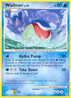 Wailmer - pokemon TCG Card