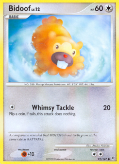 Bidoof - pokemon TCG Card
