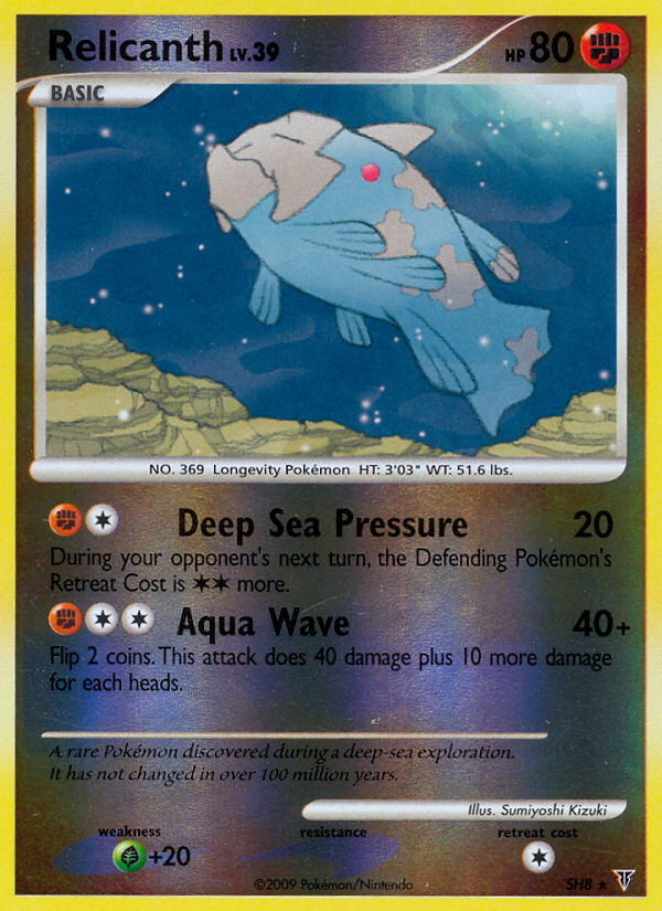 Relicanth - Pokémon TCG Card