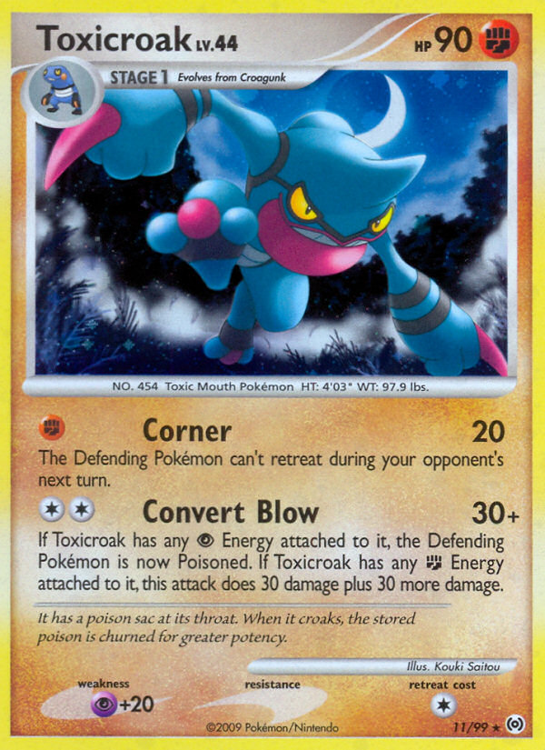 Toxicroak - Pokémon TCG Card