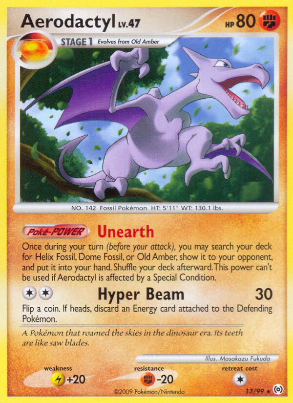 Aerodactyl - Pokémon TCG Card