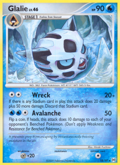 Glalie - pokemon TCG Card