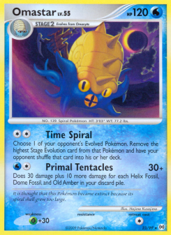 Omastar - pokemon TCG Card