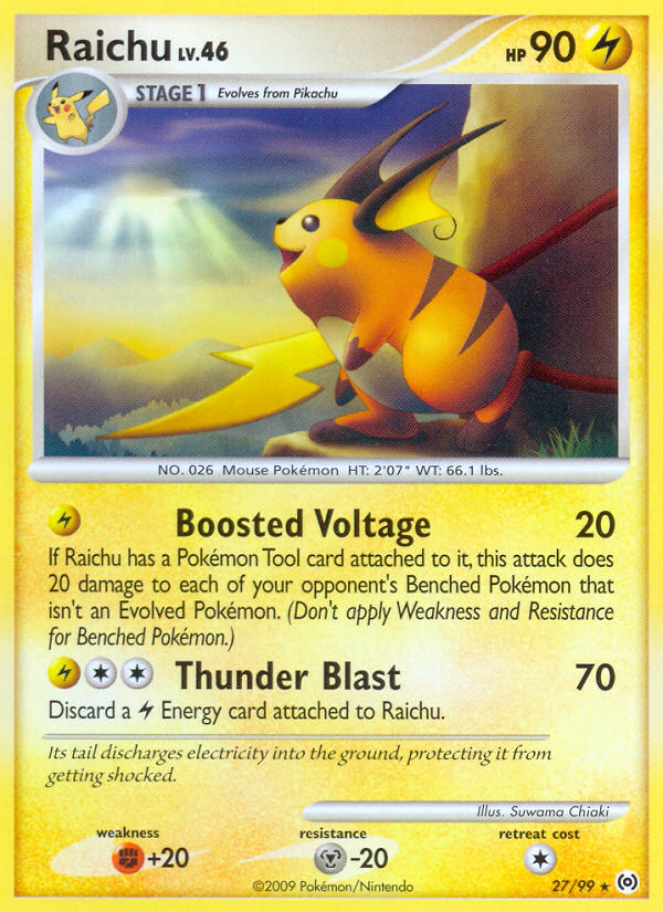 Raichu - Pokémon TCG Card