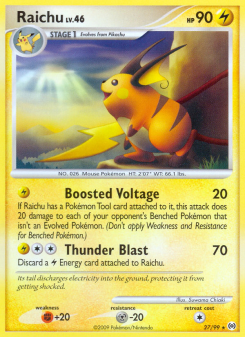 Raichu - pokemon TCG Card