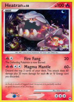 Heatran - pokemon TCG Card