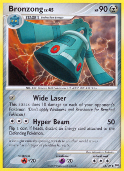 Bronzong - pokemon TCG Card