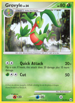 Grovyle - pokemon TCG Card
