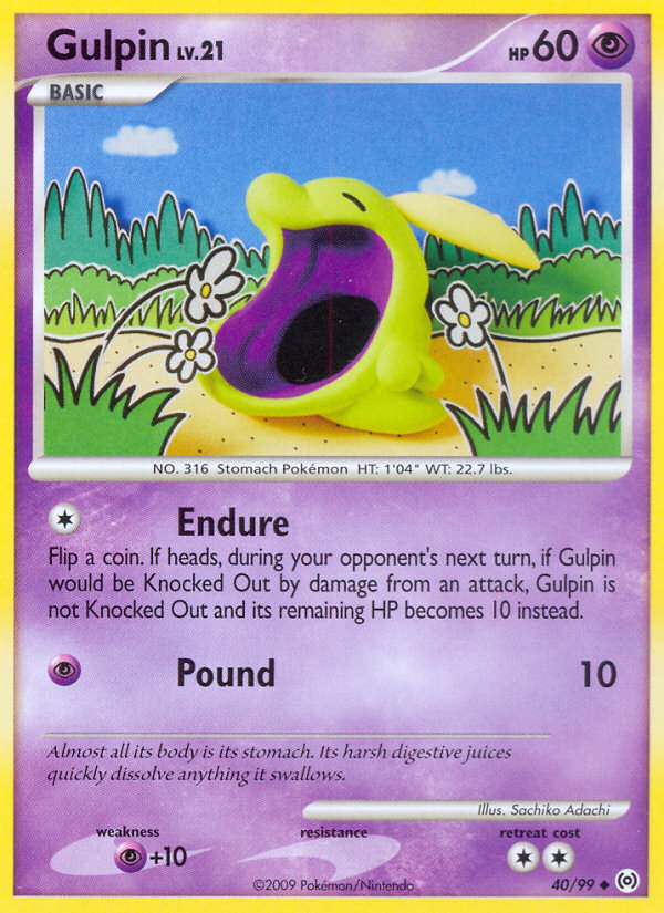 Gulpin - Pokémon TCG Card