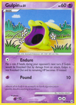 Gulpin - pokemon TCG Card