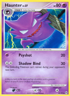 Haunter - pokemon TCG Card