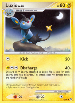 Luxio - pokemon TCG Card