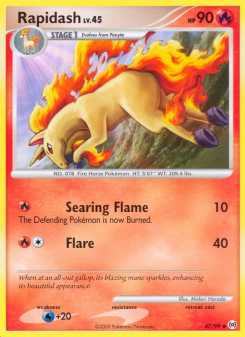 Rapidash - pokemon TCG Card
