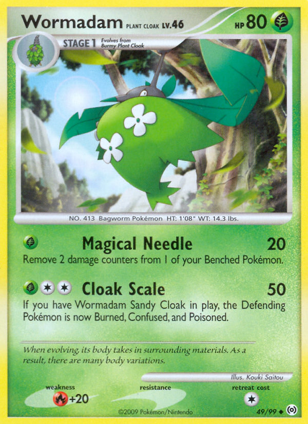 Wormadam Plant Cloak - Pokémon TCG Card