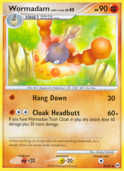 Wormadam Sandy Cloak - pokemon TCG Card