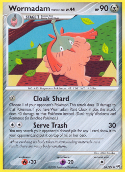 Wormadam Trash Cloak - pokemon TCG Card
