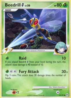 Beedrill - pokemon TCG Card