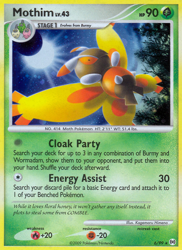 Mothim - Pokémon TCG Card