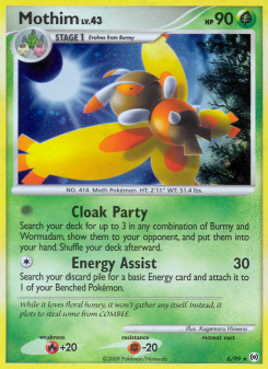 Mothim - pokemon TCG Card