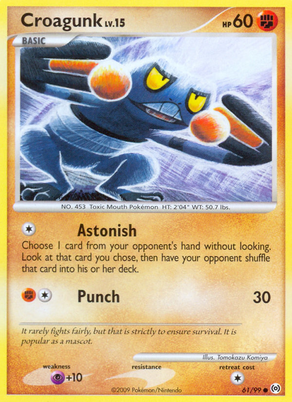 Croagunk - Pokémon TCG Card