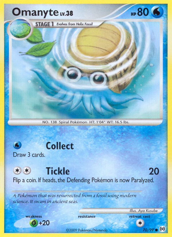 Omanyte - Pokémon TCG Card