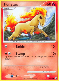 Ponyta - pokemon TCG Card