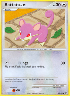 Rattata - pokemon TCG Card