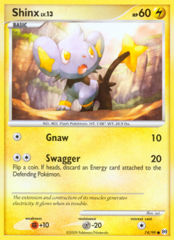 Shinx - pokemon TCG Card