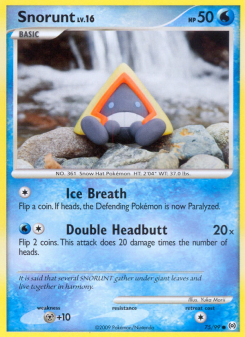 Snorunt - pokemon TCG Card