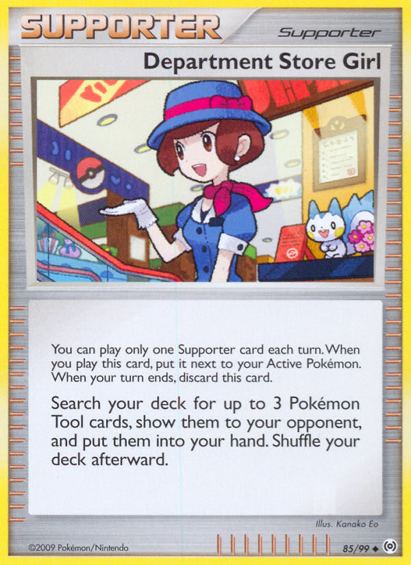 Department Store Girl - Pokémon TCG Card