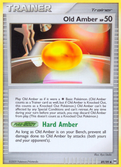 Old Amber - pokemon TCG Card