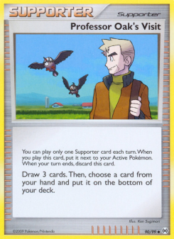 Professor Oak's Visit - pokemon TCG Card