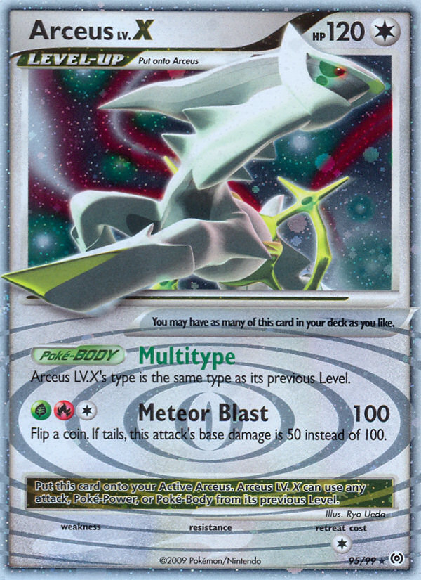 Arceus LV. X - Pokémon TCG Card