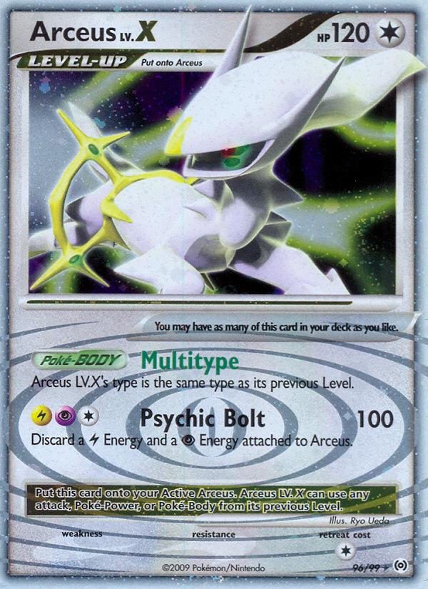 Arceus LV. X - Pokémon TCG Card