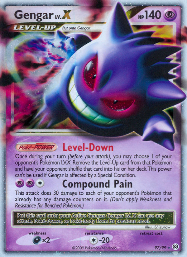 Gengar LV. X - Pokémon TCG Card