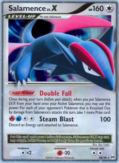 Salamence LV. X - pokemon TCG Card