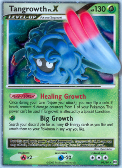 Tangrowth LV. X - pokemon TCG Card